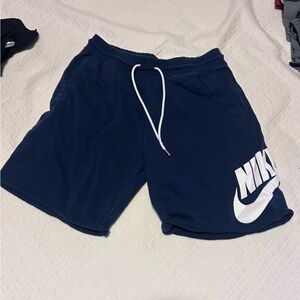 Nike navy blue large shorts